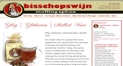 Desktop Screenshot of bisschopswijn.com
